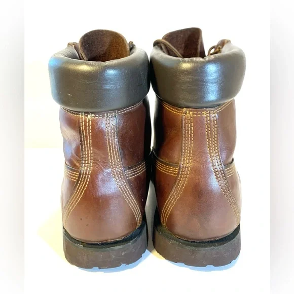 Timberland Brown Leather Boots Sz 14M - Picture 5 of 16